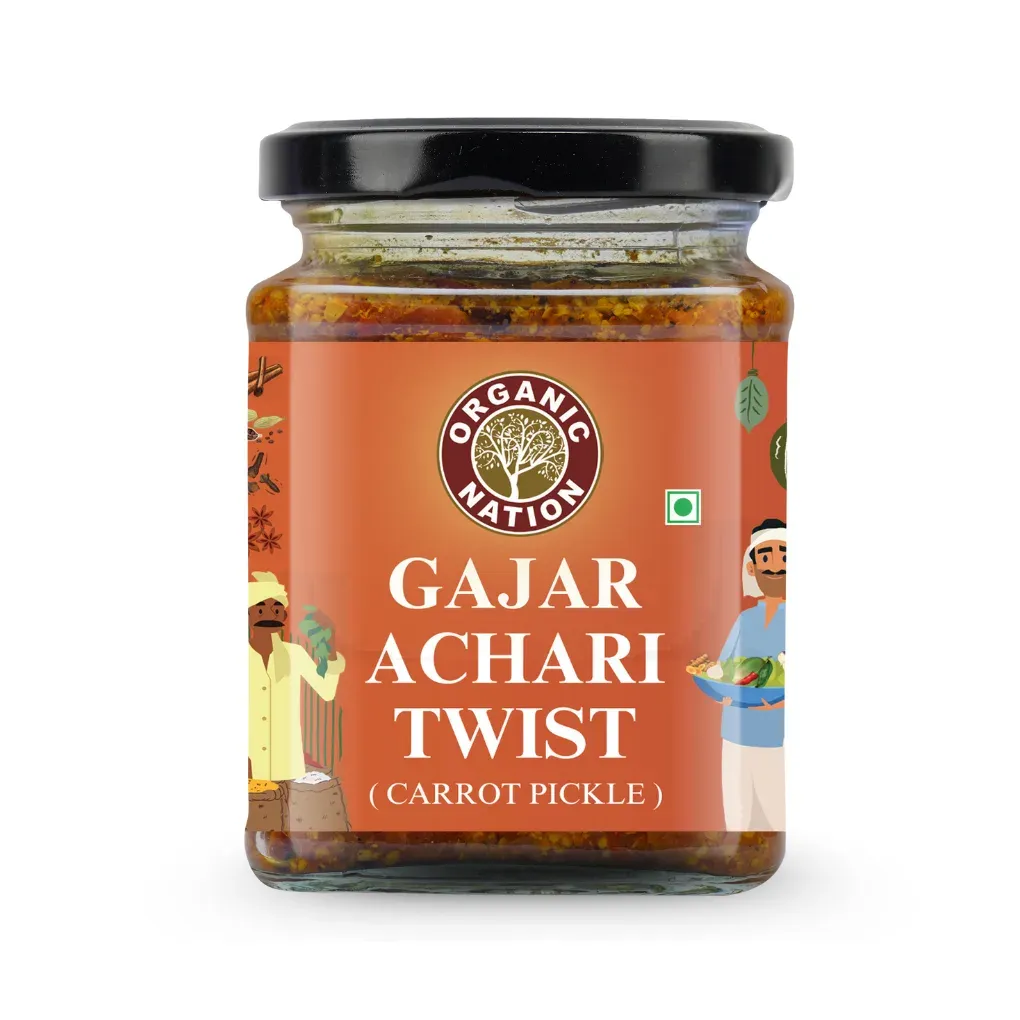 GAJAR ACHARI TWIST (Carrot Pickle)