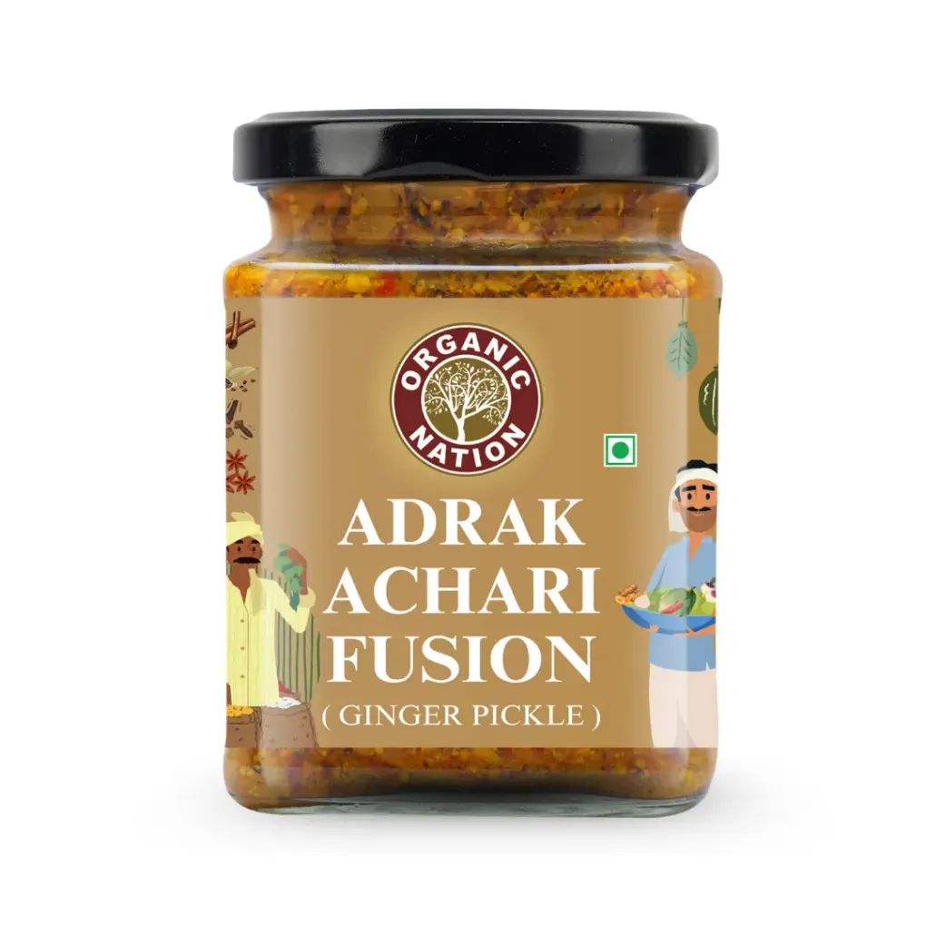 ADRAK ACHARI FUSION (Ginger Pickle) view 1