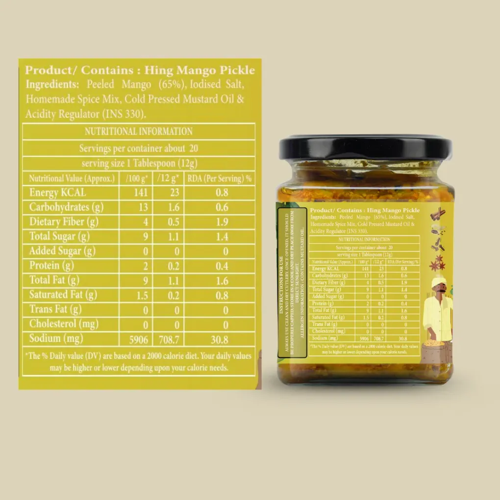 HING MANGO DELIGHT (Hing ka Aam Pickle) view 3