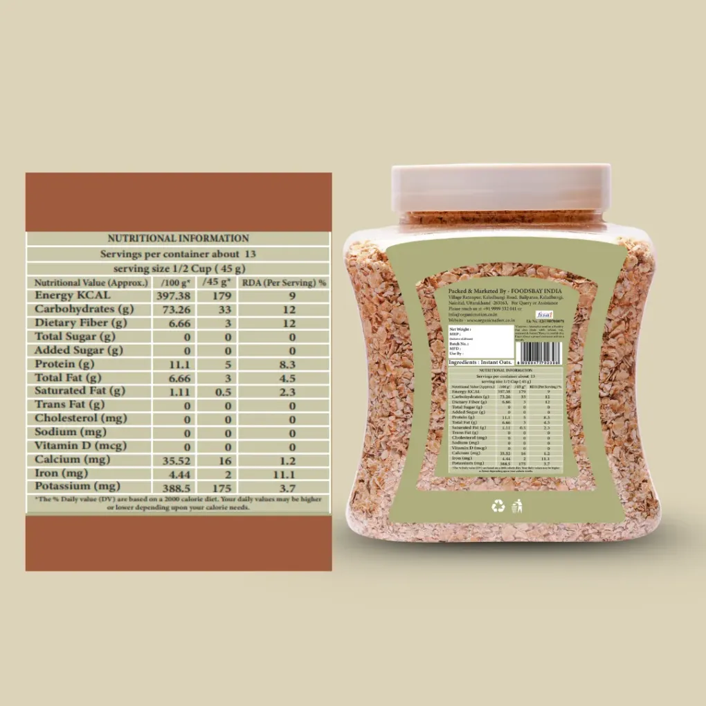 Instant Oats view 4