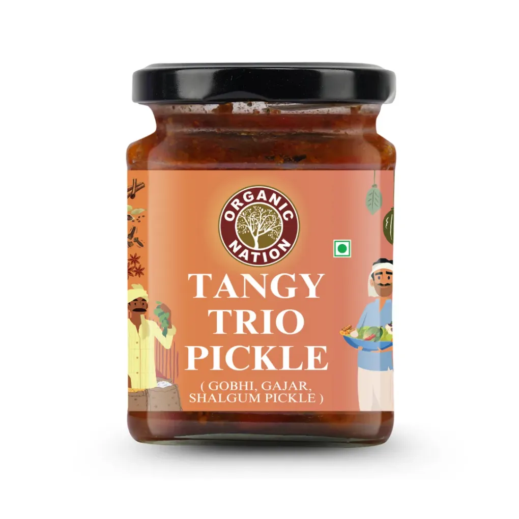 TANGY TRIO PICKLE (Khatta Meetha Pickle)