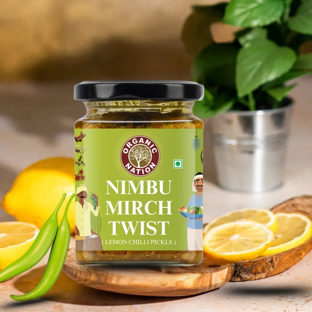 NIMBU MIRCH TWIST (Lemon Chilli Pickle) view 2