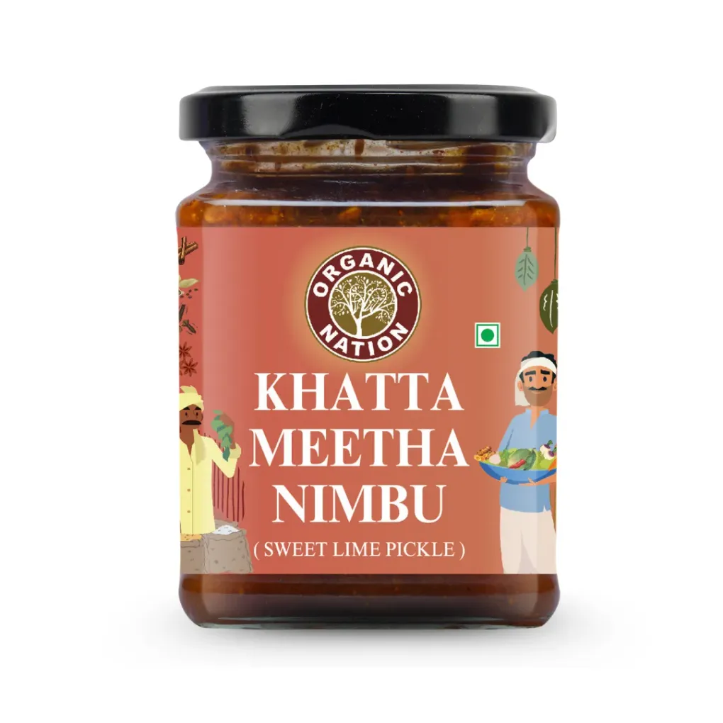 KHATTA MEETHA NIMBU (Sweet Lemon Pickle)