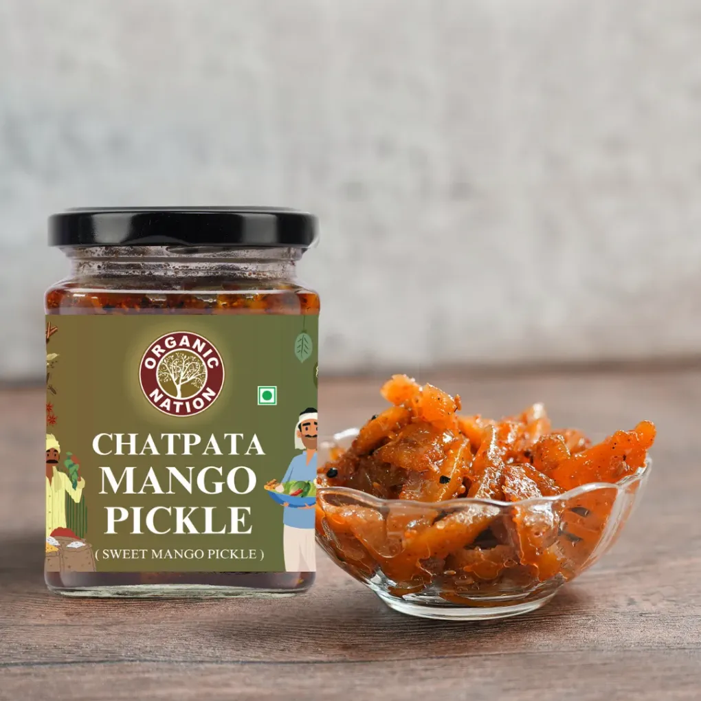 CHATPATA MANGO PICKLE (Sweet Mango Pickle) view 2