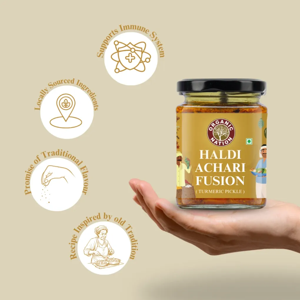 HALDI ACHARI FUSION (Turmeric Pickle) view 6